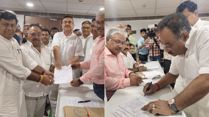 মনোনয়ন জমা শমীক ভট্টাচার্যের