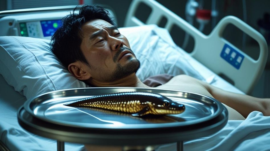 যন্ত্রণা হচ্ছিল, অস্ত্রোপচারের পর পেট থেকে বেরোল জ্যান্ত মাছ; ডাক্তাররা থ যন্ত্রণা হচ্ছিল, অস্ত্রোপচারের পর পেট থেকে বেরোল জ্যান্ত মাছ; ডাক্তাররা থ