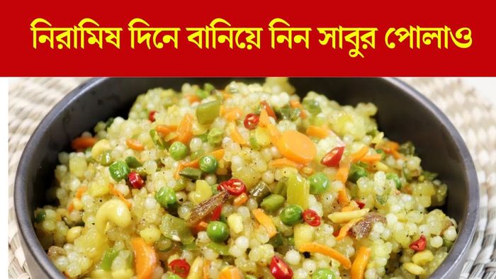 সাবুর পোলাও রেসিপি