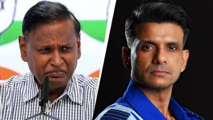 উদিত রাজ (বাঁ দিকে), শুভাংশু শুক্লা (ডান দিকে)