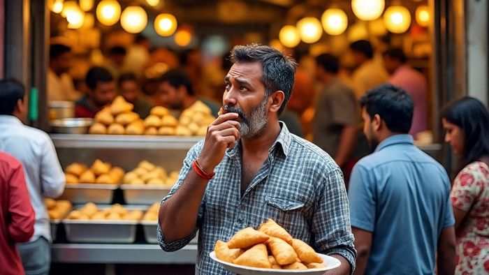 শিঙাড়া-জিলিপি 'নিষিদ্ধ' নয়, শুধু ঝুলবে বোর্ড।- মেটা এআই ছবি