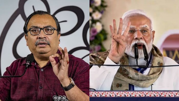 কুণাল ঘোষ-প্রধানমন্ত্রী নরেন্দ্র মোদী