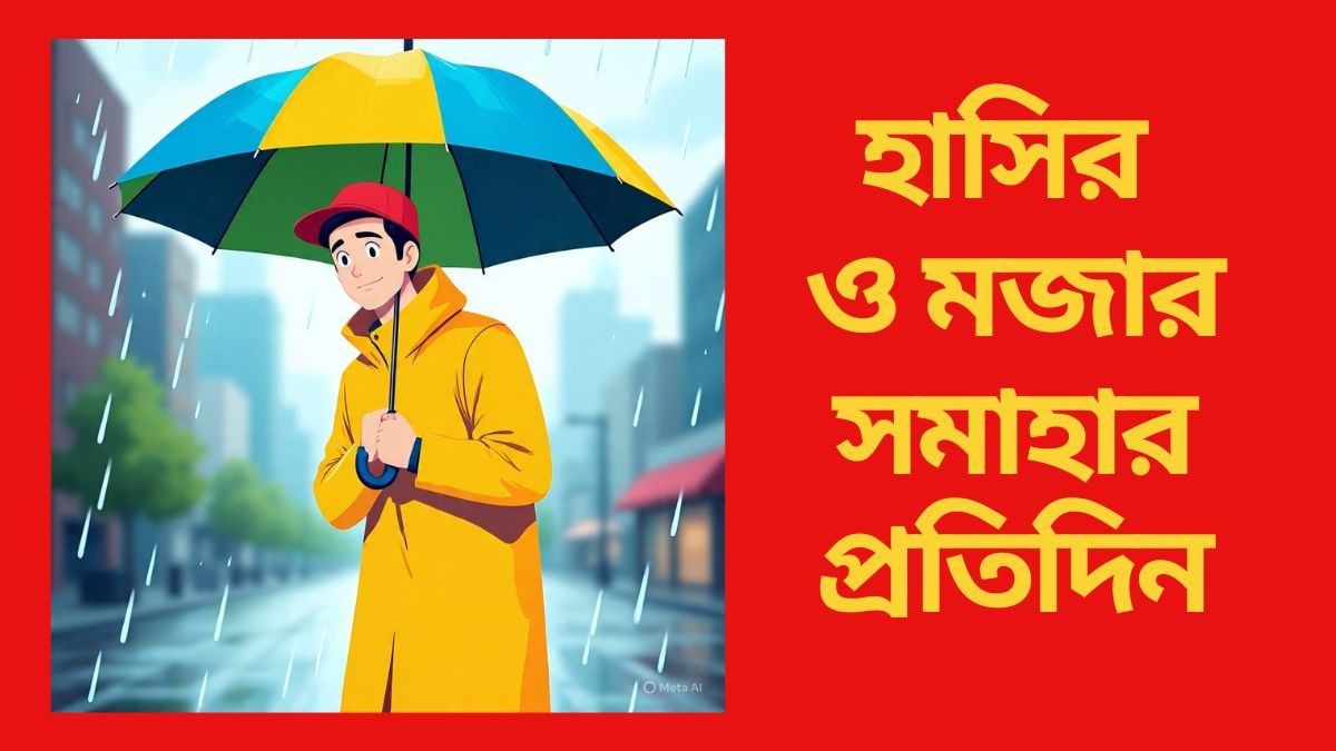 Mojar Jokes: ছাতায় একটা ফুটো থাকা কেন ভালো বলুন তো?  পড়ুন দারুণ হাসির এই JOKES