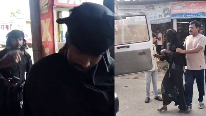 গুসকরায় গ্রেফতার বোরখা পরা ২ পুরুষ