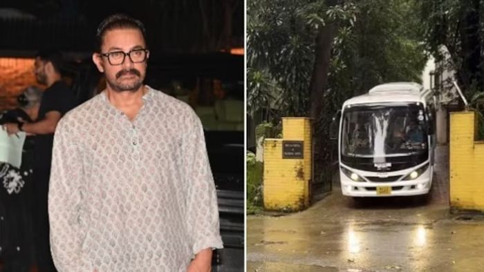 আমির খানের বাড়িতে আইপিএস অফিসাররা