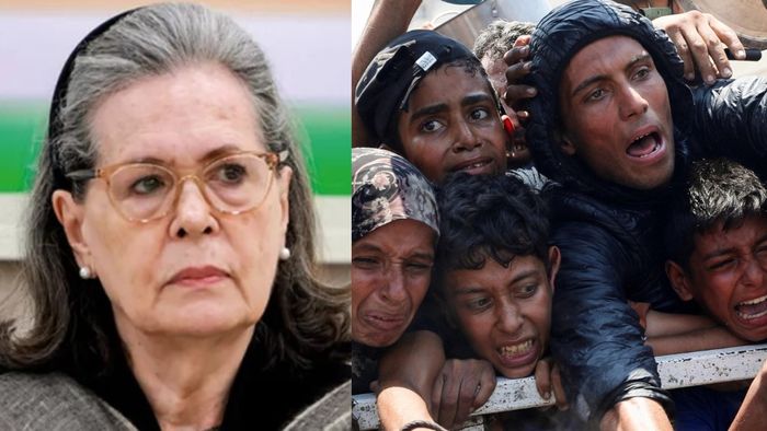 সনিয়া গান্ধীর গাজা নিয়ে প্রতিক্রিয়া