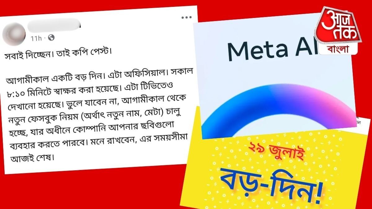 মেটা এআই নিয়ে পোস্টে ছয়লাপ।