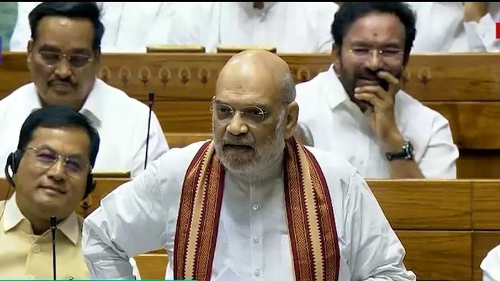 সংসদে অমিত শাহ