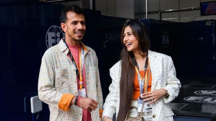 যুজবেন্দ্র চাহাল ও ধনশ্রী ভার্মা --ফাইল ছবি