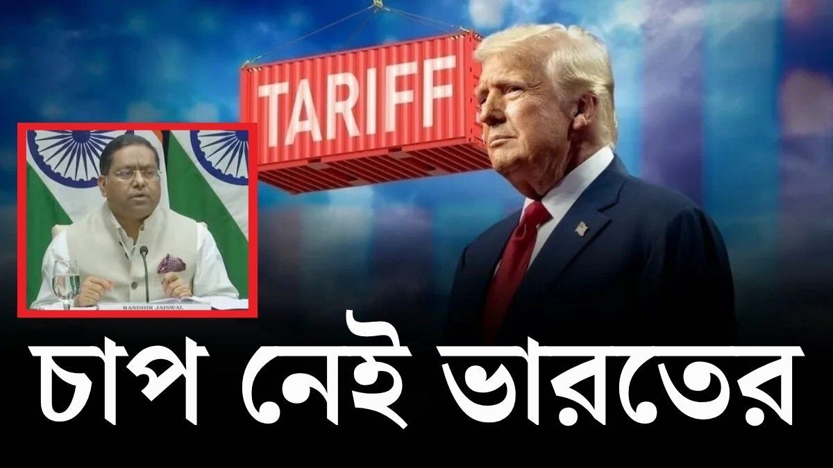 'কোনও প্রভাব পড়বে না', মার্কিন শুল্ক-নীতিতে সাফ জানাল বিদেশমন্ত্রক