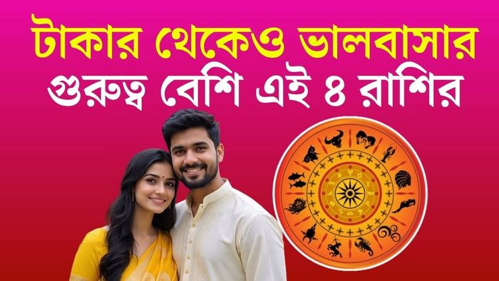 অর্থের থেকেও ভালবাসার গুরুত্ব বেশি এই ৪ রাশির।