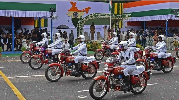 রেডরোডে কুচকাআওয়াজ।-ফাইল ছবি