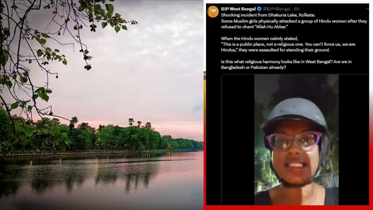 কলকাতায় 'আল্লাহ হু আকবর' না বলায় মারধর? অভিযোগ হিন্দু মহিলার, VIDEO পোস্ট BJP-র
