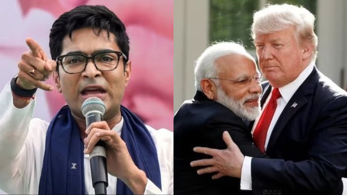 মোদী-ট্রাম্পকে আক্রমণ সাংসদ অভিষেক বন্দ্যোপাধ্যায়ের