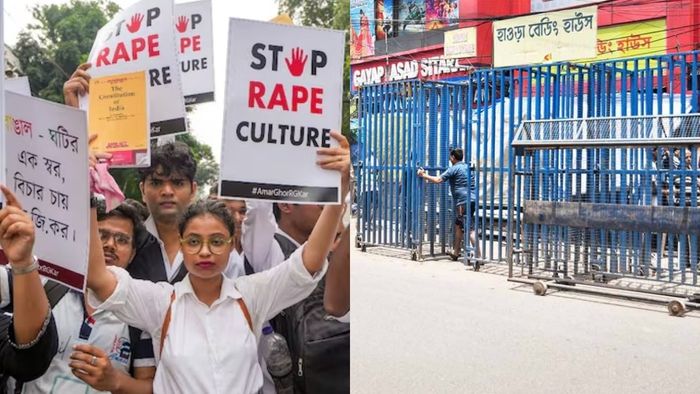 নবান্ন অভিযান ঘিরে ব্যারিকেডে মুড়ল শহর