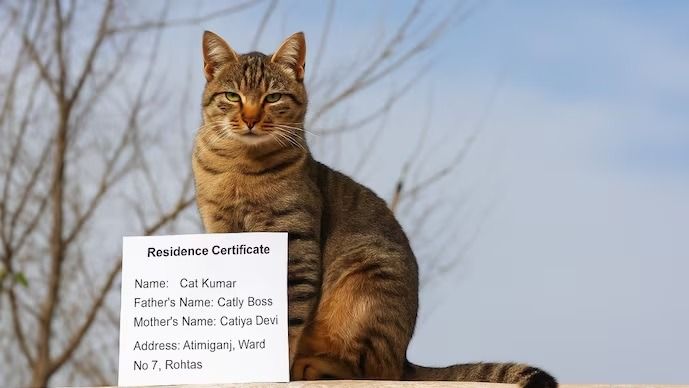 আবাসিক শংসাপত্র চেয়ে আবেদন ক্যাট কুমারের, বাবার নাম ক্যাটি বস; হইচই বিহারে   আবাসিক শংসাপত্র চেয়ে আবেদন ক্যাট কুমারের, বাবার নাম ক্যাটি বস; হইচই বিহারে