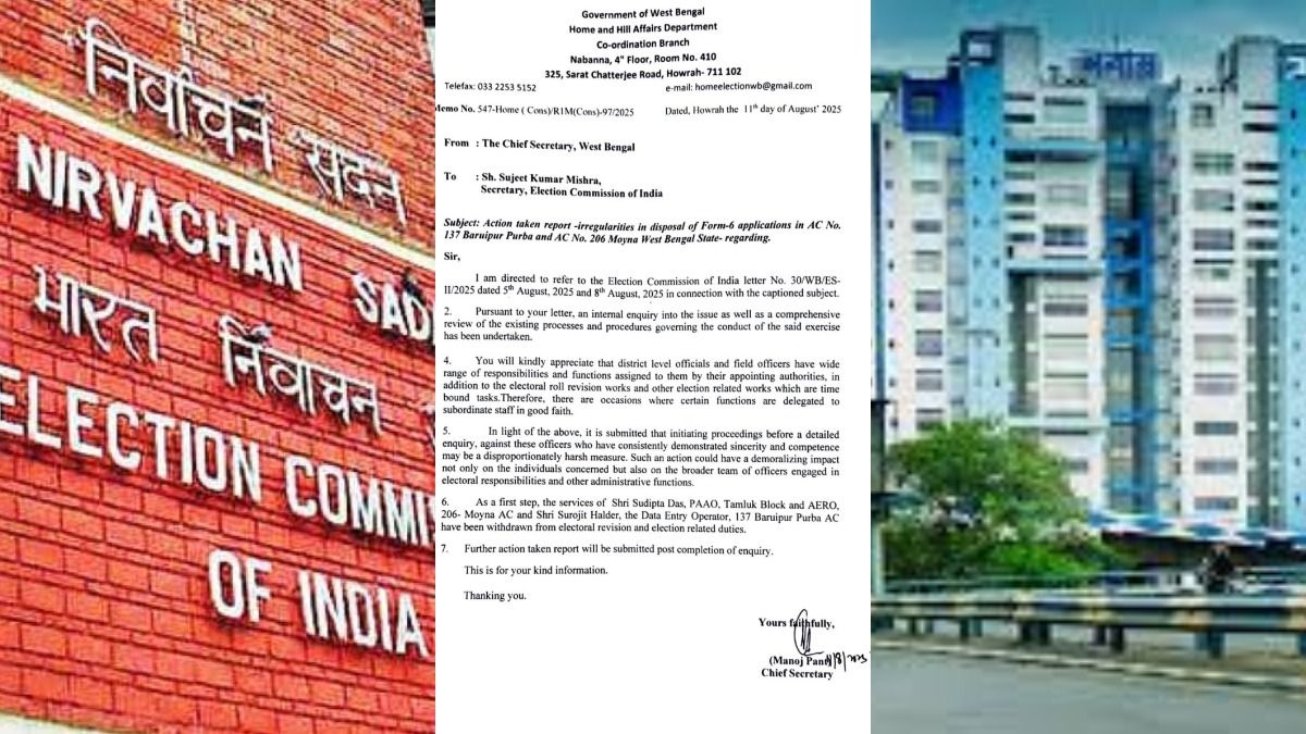  কাউকে সাসপেন্ড নয়, ৪ অফিসারকে নিয়ে কমিশনের নির্দেশ মানল না রাজ্য