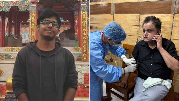 গ্রেফতার হিন্দোল মজুমদার।-কোলাজ