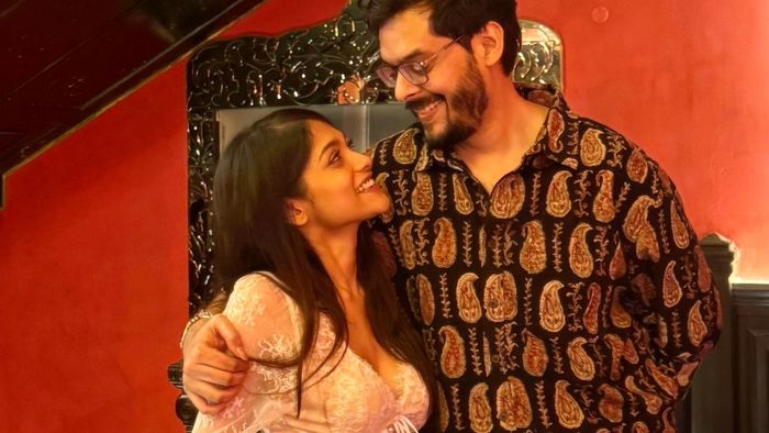 অনুষা বিশ্বনাথন- আদিত্য সেনগুপ্ত (ছবি: ফেসবুক)