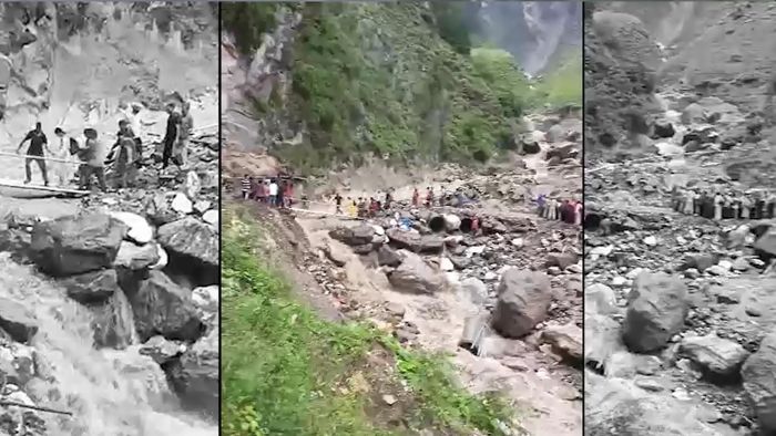 জম্মু ও কাশ্মীরের কিস্তওয়ার জেলায় মেঘ ভাঙা বৃষ্টিতে হড়পা বান