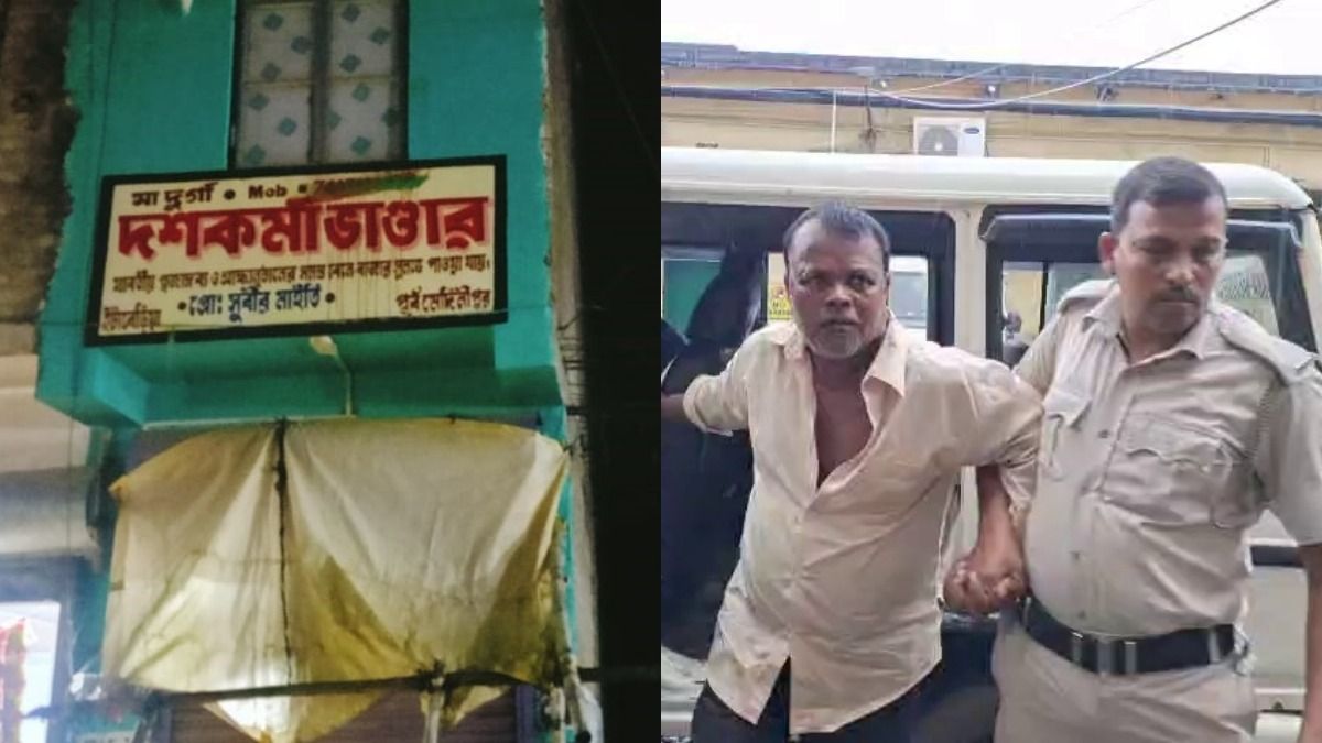 দশকর্মার দোকানের আড়ালে বেআইনি বাজির কারবার, পুলিশের জালে তৃণমূল নেতা 