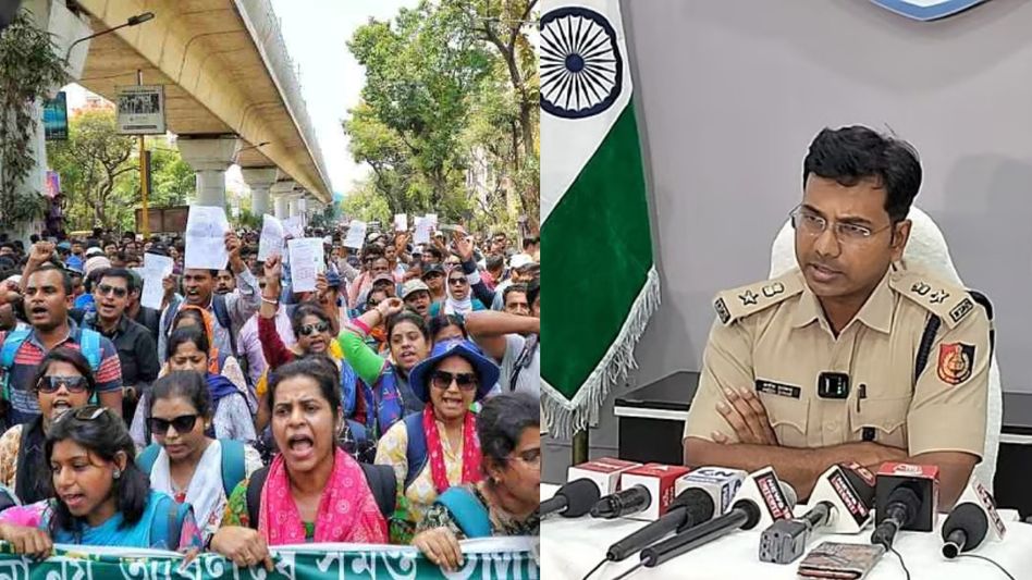 'চাকরিহারাদের SSC ভবন অভিযান থেকে বোমা ছোড়ার ছক', অডিও প্রকাশ করে দাবি বিধাননগর পুলিশের 'চাকরিহারাদের SSC ভবন অভিযান থেকে বোমা ছোড়ার ছক', অডিও প্রকাশ করে দাবি বিধাননগর পুলিশের