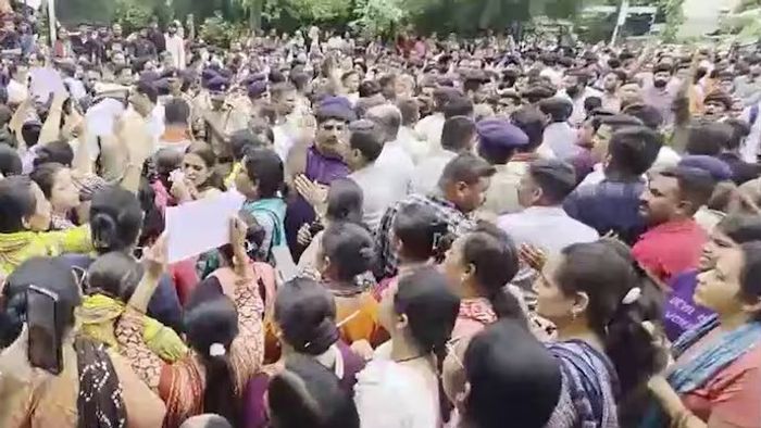 Ahmedabad School Chaos