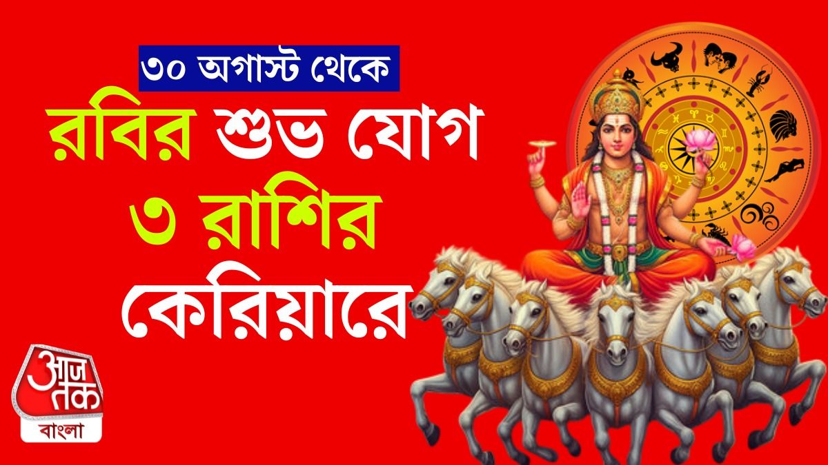 ৩০ অগাস্ট থেকে সূর্যের মতো চমকাবে ৩ রাশির কেরিয়ার, বাম্পার উন্নতি