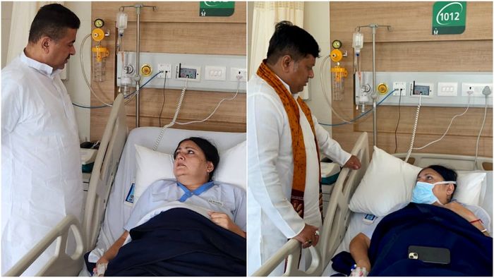 অসুস্থ অগ্নিমিত্রা পাল।-ফাইল ছবি