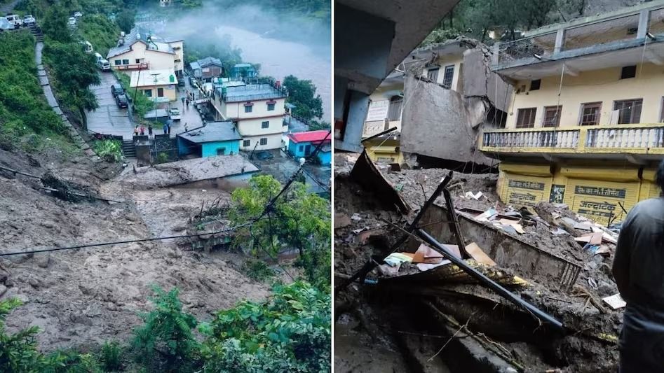 চামোলিতে মেঘভাঙা বৃষ্টিতে ফের বিপর্যয়, থারালিতে ধসে গেল ঘরবাড়ি-রাস্তা