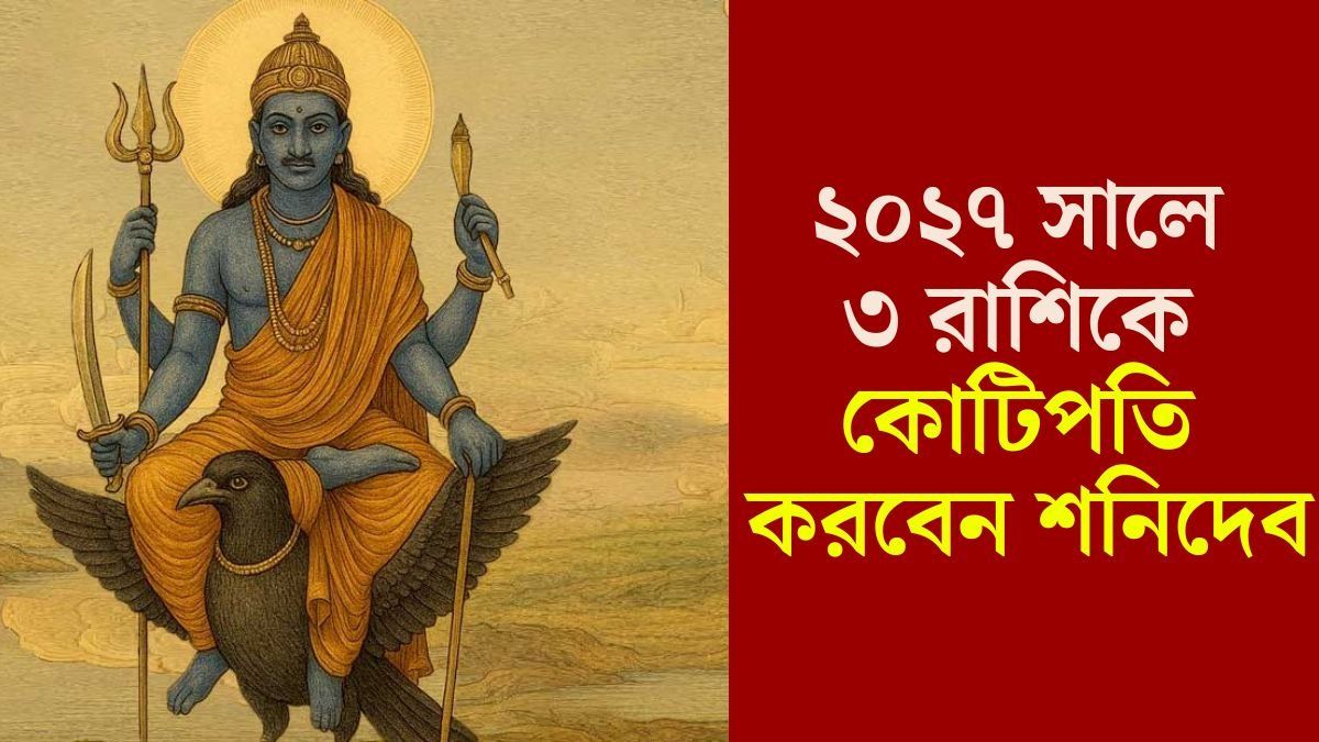 ২০২৭ পর্যন্ত বহাল তবিয়তে ৩ রাশি, গাড়ি-বাড়ি সব হবে গ্রহরাজ শনির কৃপায়
