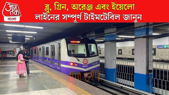 কলকাতা মেট্রোর সম্পূর্ণ সময়সূচি