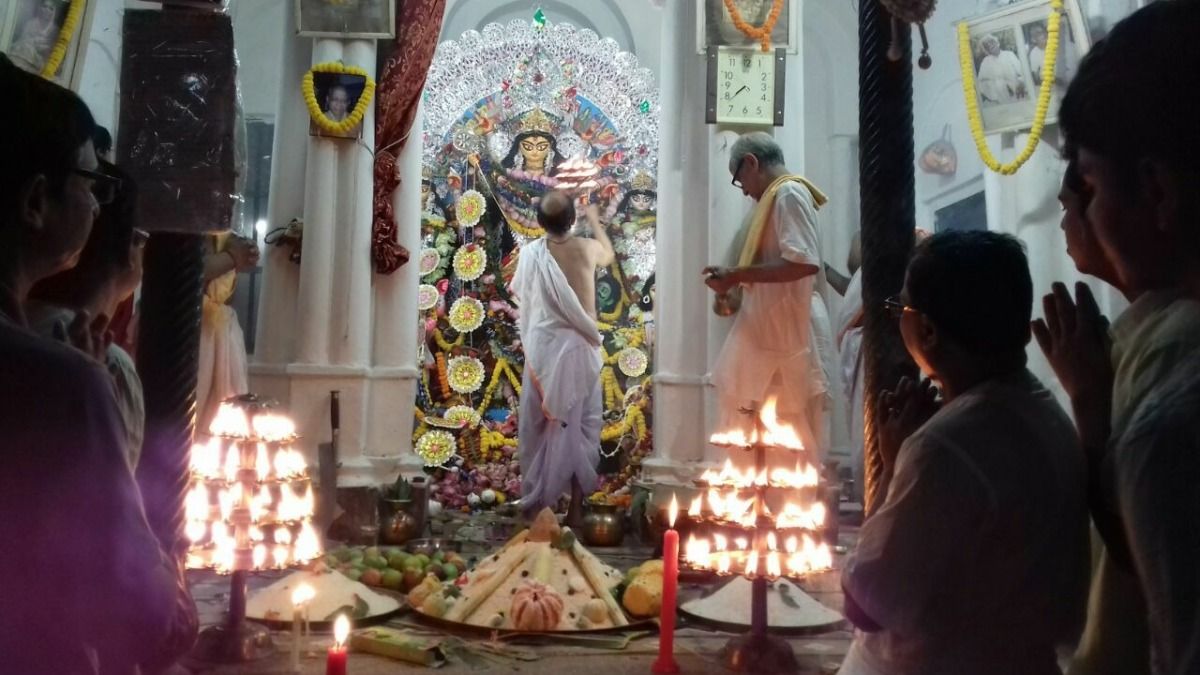 কলকাতার দত্তবাড়ির পুজো -- ছবি সৌজন্য ফেসবুক
