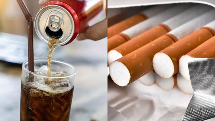 কোল্ড ড্রিংস ও সিগারেট