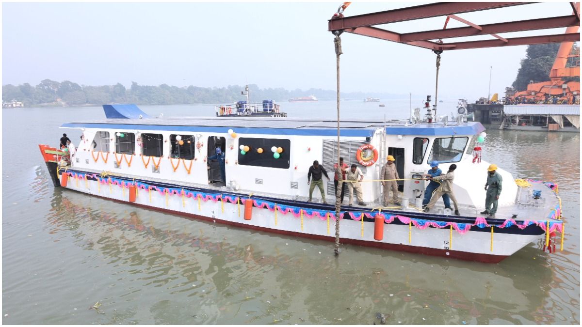 কলকাতার ওয়াটার মেট্রো।-ফাইল ছবি