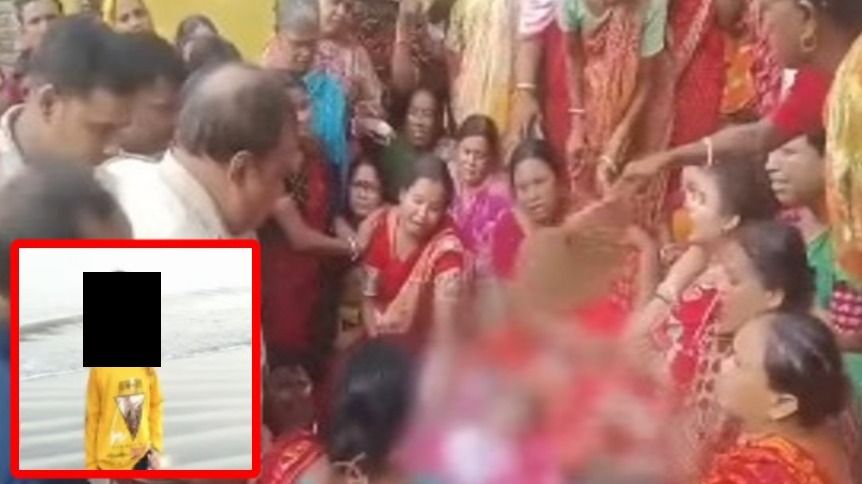 পুকুর থেকে তৃতীয় শ্রেণির এক পড়ুয়ার ত্রিপলে মোড়া দেহ উদ্ধার ঘিরে উত্তেজনা।