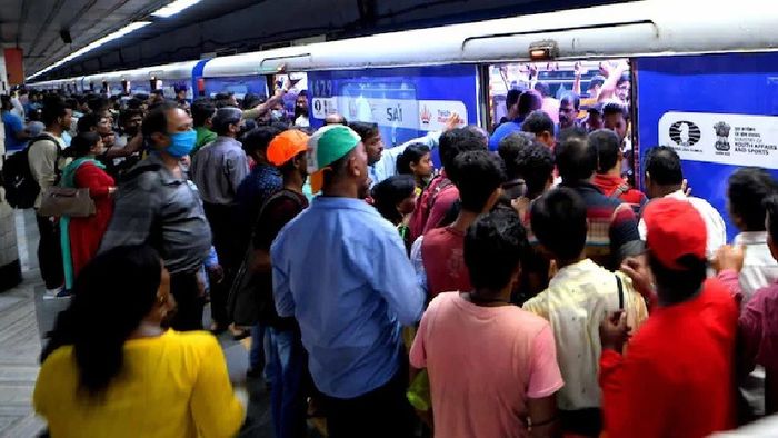 কলকাতা মেট্রোয় বিভ্রাট।-ফাইল ছবি