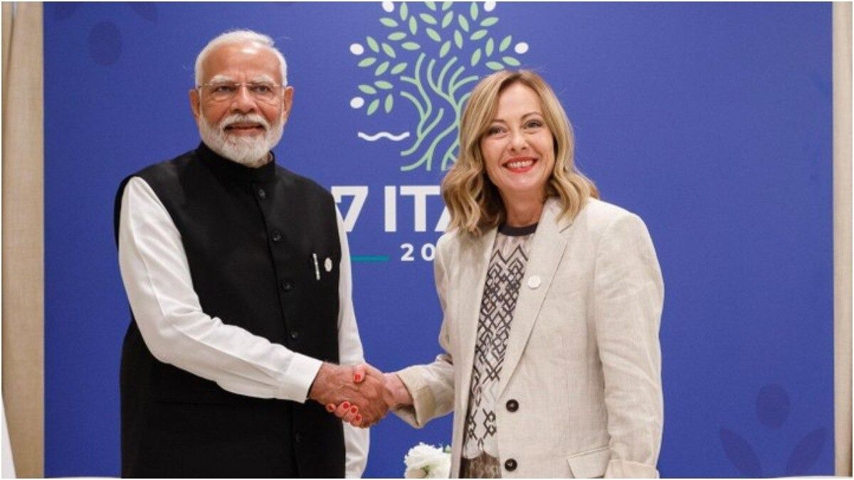 প্রধানমন্ত্রী নরেন্দ্র মোদী-জর্জিয়া মেলোনি