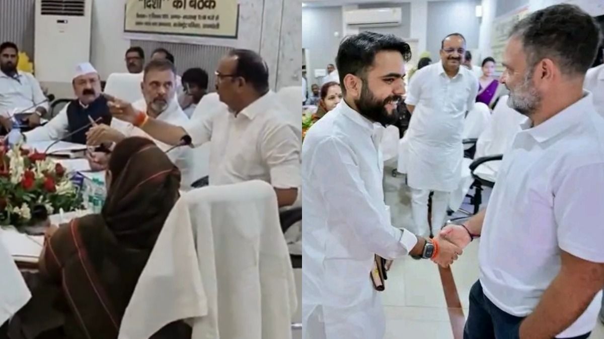 যোগীর মন্ত্রীর সঙ্গে বচসা, পরে ছেলের সঙ্গে করমর্দন, রায়বরেলিতে রাহুল-শো