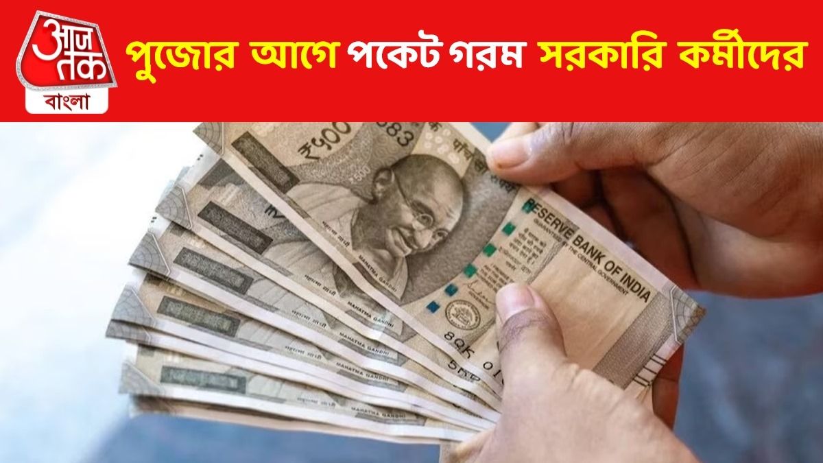 সরকারি কর্মী ও পেনশনারদের অ্যাকাউন্টে পুজোর আগেই ঢুকবে মোটা টাকা, কবে? বড় ঘোষণা 
