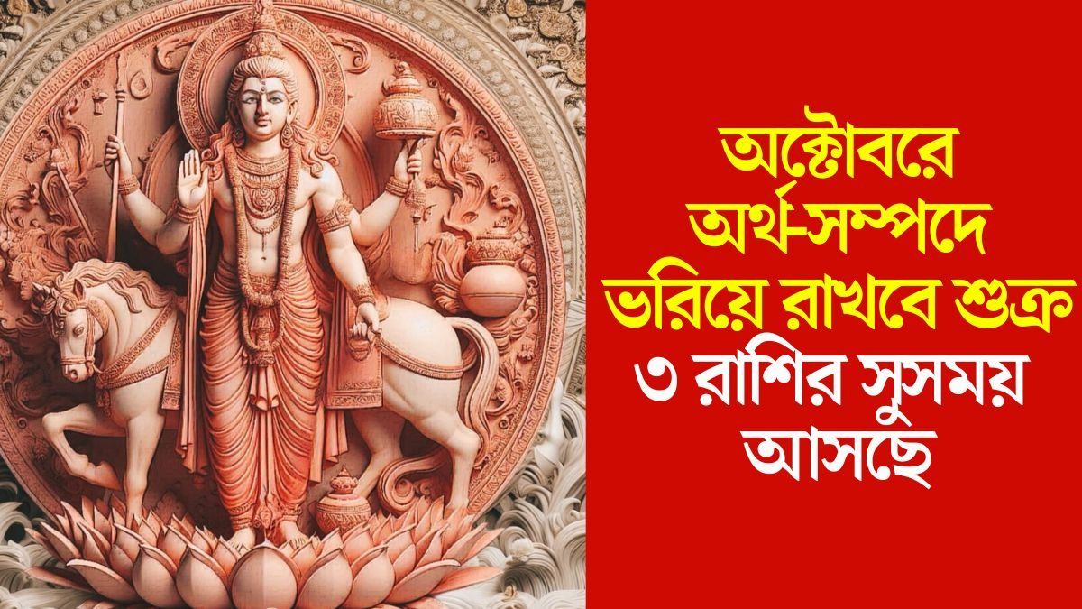 অক্টোবরে ৪ বার খেলা দেখাবে সম্পদের গ্রহ শুক্র, সম্পত্তি উপচে পড়বে ৩ রাশির 