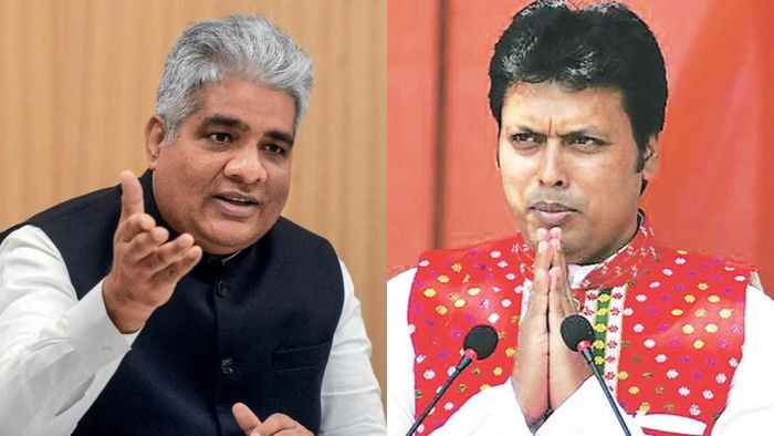 ভূপেন্দ্র যাদব ও বিপ্লব দেব