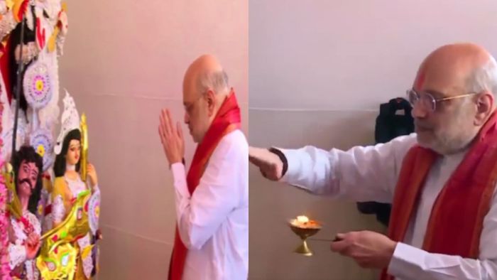 EZCC-র পুজোতে অমিত শাহ