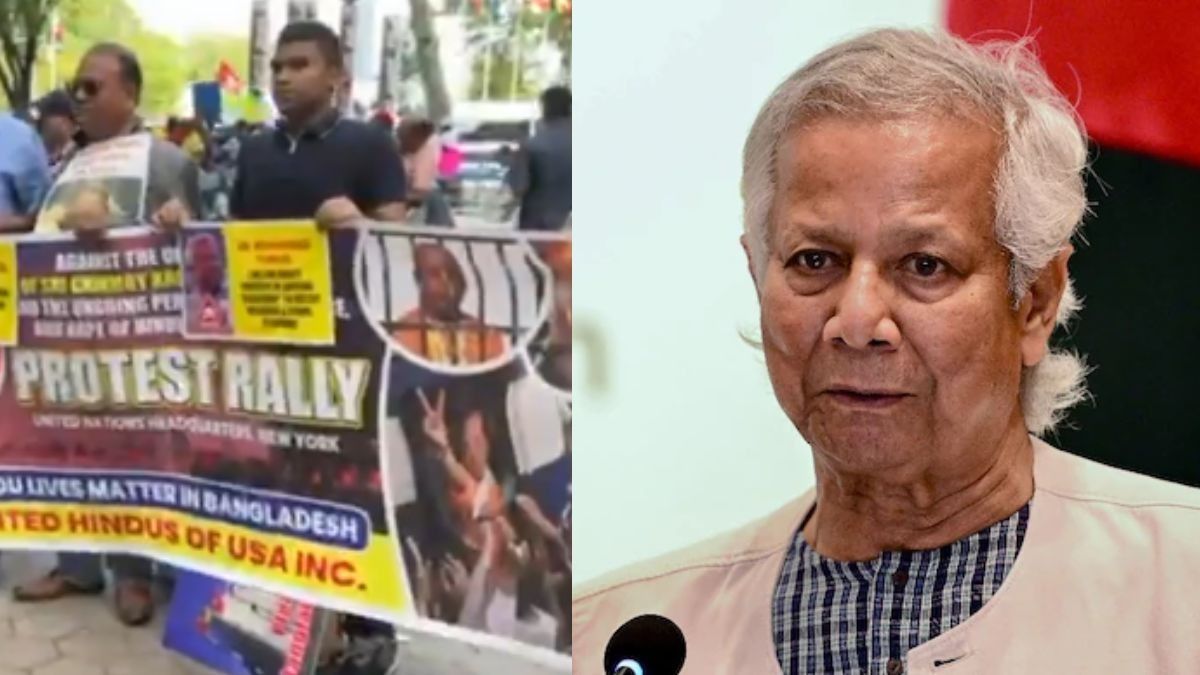 'পাকিস্তানে ফিরে যান' আমেরিকায় বাংলাদেশিদেরই বিক্ষোভের মুখে ইউনূস