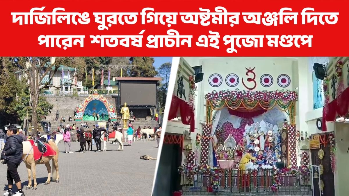 দার্জিলিঙে অষ্টমীতে অঞ্জলি কোথায় দিতে পারেন? ১২০ বছরের প্রাচীন এই দুর্গাপুজো সেরা