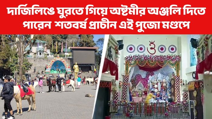 দার্জিলিঙে অষ্টমীতে অঞ্জলি কোথায় দিতে পারেন? ১২০ বছরের প্রাচীন এই দুর্গাপুজো সেরা