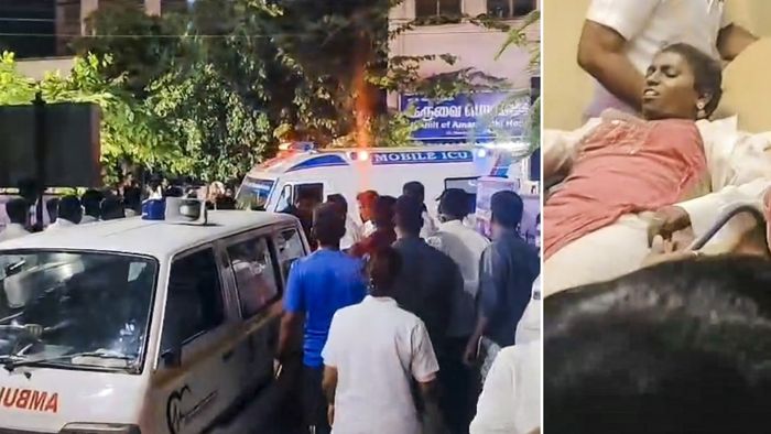 বিজয়ের সভায় পদপিষ্টের ঘটনায় মৃত্যুমিছিল