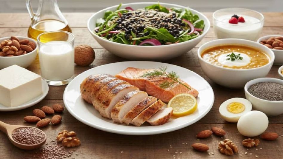 প্রোটিন না খেলে ক্লান্তি, দুর্বলতা, পাতে রাখুন এই ৫ খাবার প্রোটিন না খেলে ক্লান্তি, দুর্বলতা, পাতে রাখুন এই ৫ খাবার