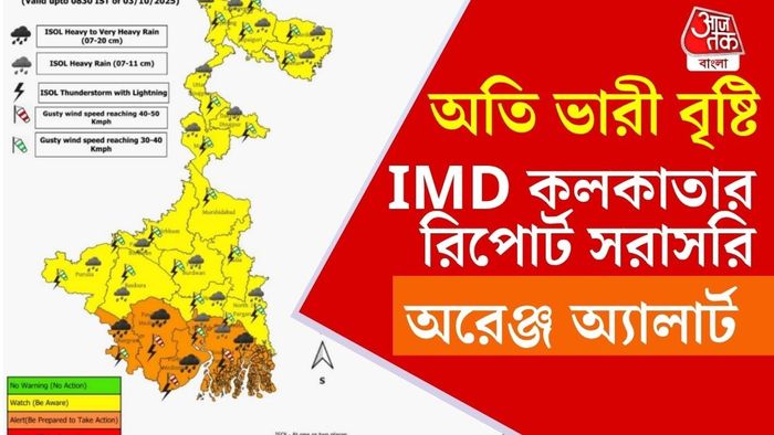 কোন কোন জেলায় ভারী থেকে অতিভারী বৃষ্টি জানুন।