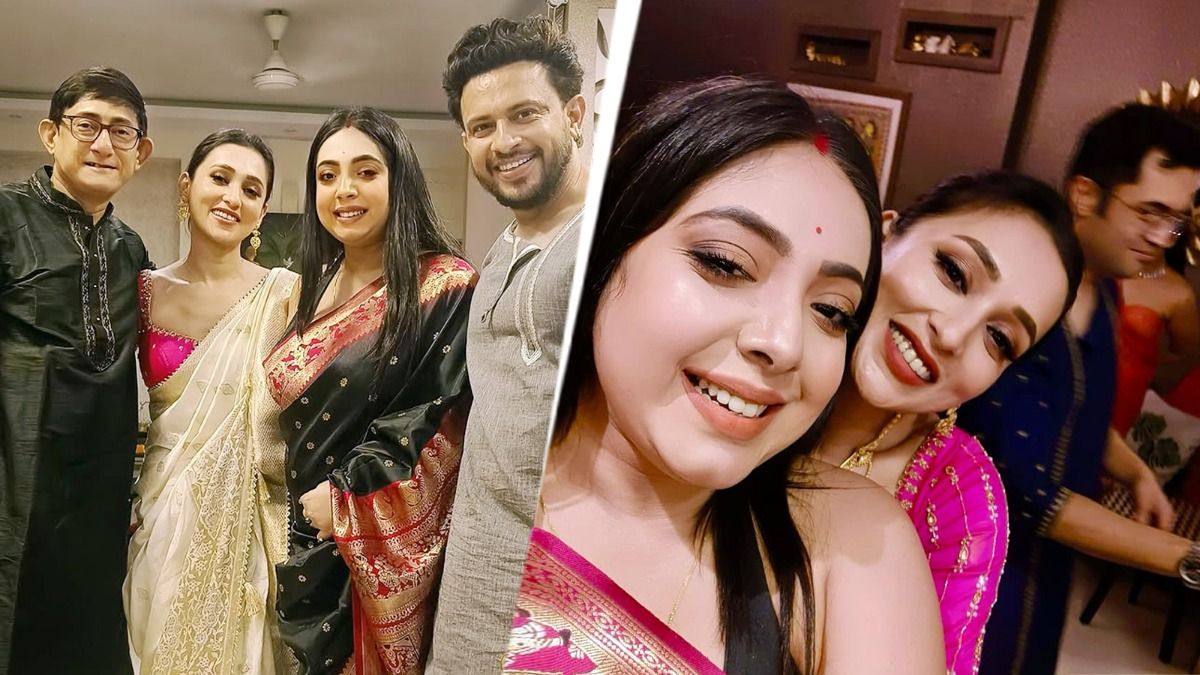 ঘরোয়া পার্টিতে একজোট তারকারা! জমজমাট পুজোর আড্ডায় কী কী হল?     